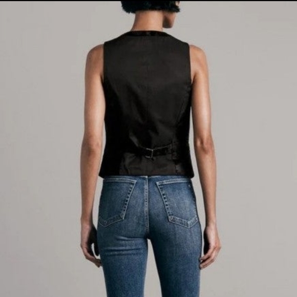 Rage & Bone Vanessa Velvet Vest - Picture 2 of 9